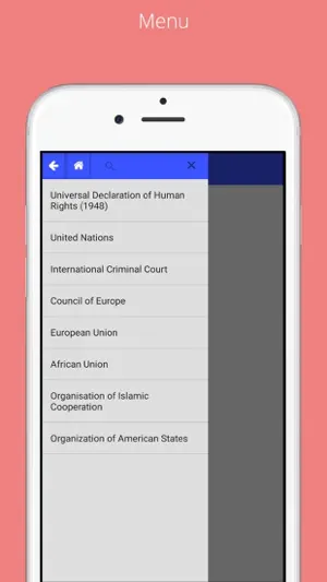 MobileLaw Human Rights screenshot 1