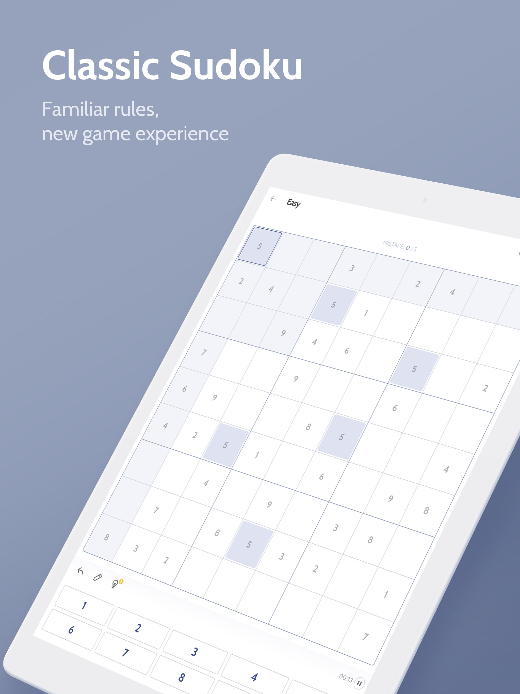 Sudoku - logic number puzzle