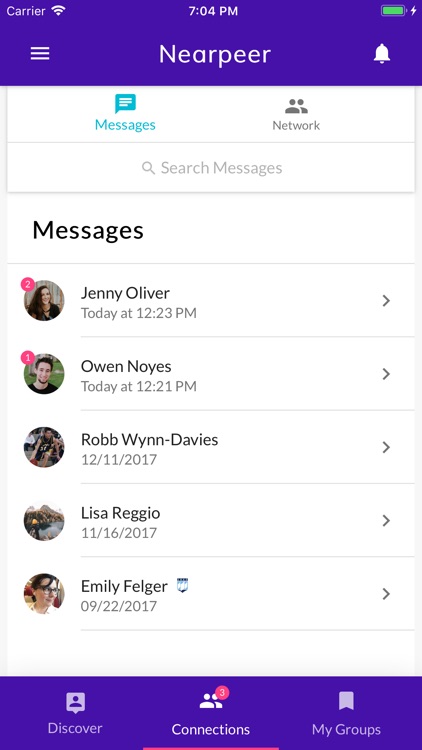 Nearpeer for College