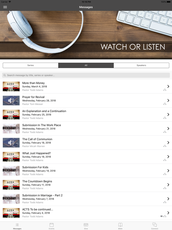 FBC Belong iPad screenshot 2 - Lifestyle app
