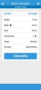 Sport Calculator screenshot #4 for iPhone