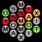 Osmotissimax est un jeu de mots-mêlés mais avec une grille hexagonale