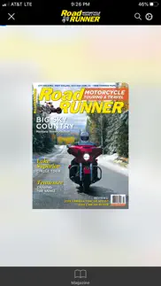 roadrunner motorcycle magazine iphone screenshot 2