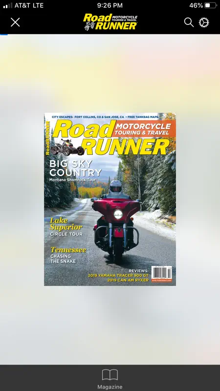 RoadRUNNER Motorcycle Magazine screenshot 2 of 2