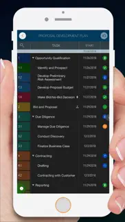 quickplan - project gantt plan iphone screenshot 2