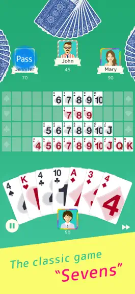 Game screenshot Sevens - Fun Classic Card Game mod apk