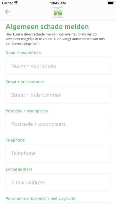 Twentehuis Makelaardij Screenshot