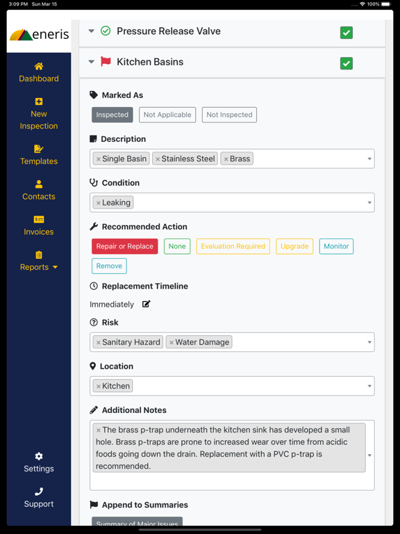 Eneris iPad screenshot 6 - Business app