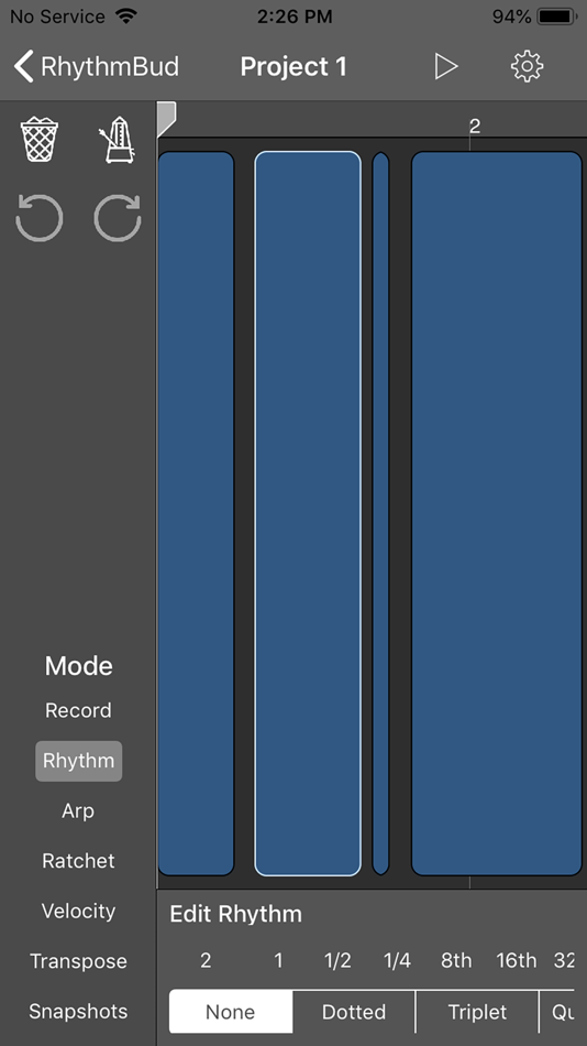 #2. RhythmBud - AUv3 MIDI FX (iOS) By: Cem Olcay