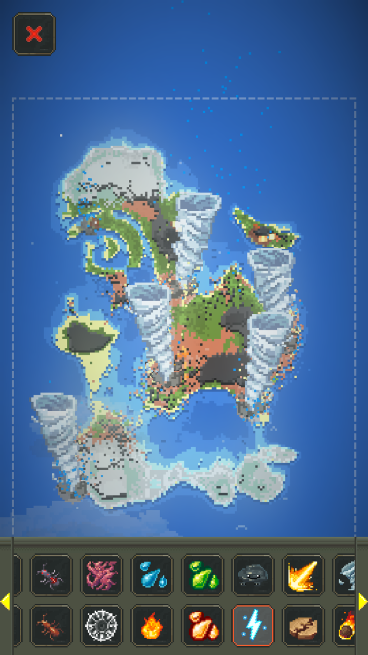 WorldBox - God Sandbox iOS Mod IPA screenshot 5 - iOS game interface