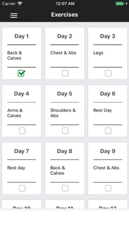 Game screenshot 8WeeksMuscleBuilding apk
