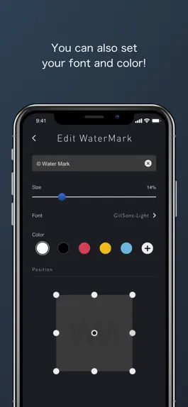 Game screenshot WaterMark - Add Text to Pics! apk