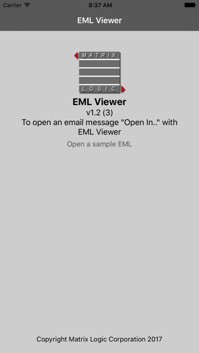 EML Viewer Screenshot