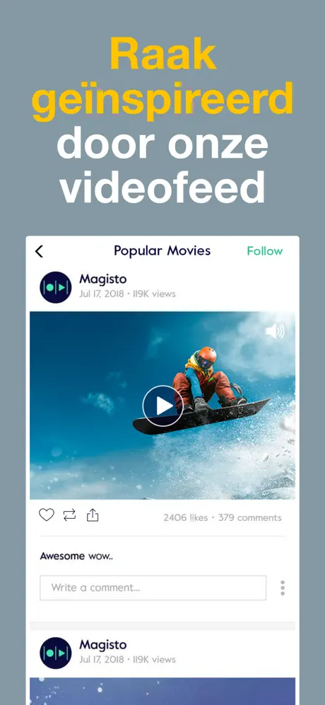 Magisto Video & Filmpjes Maken