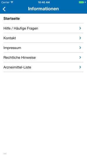 GI 4.0® (Gebrauchsinformation) screenshot 2