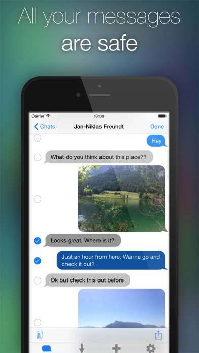 Password for WhatsApp Messages Screenshot