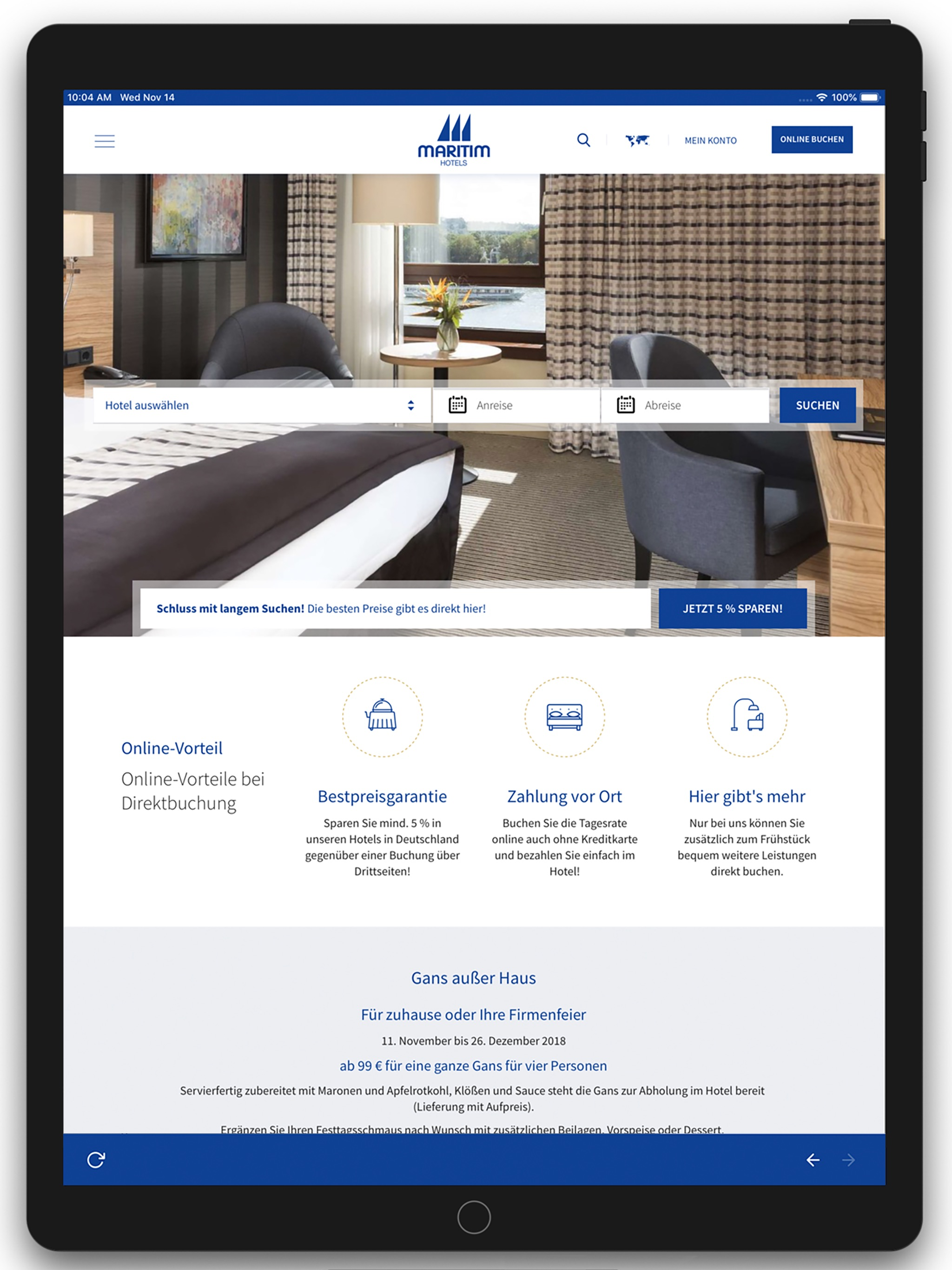 Maritim Hotels App