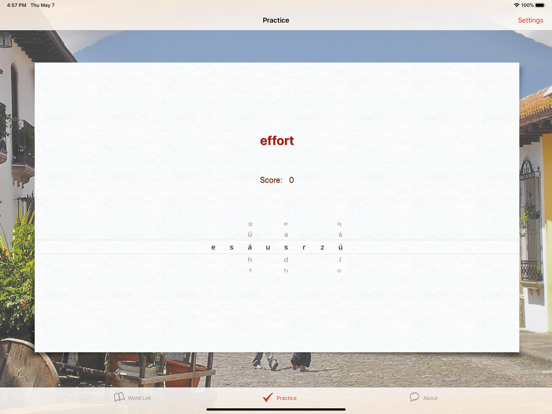 Screenshot #5 pour Spanish Word of the Day HD