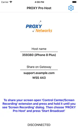 PROXY Pro Host screenshot 1