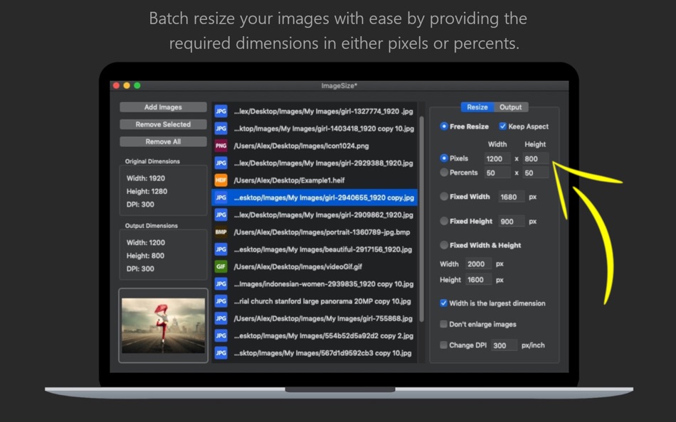 ImageSize - Resize Photos - 1.3 - (macOS)
