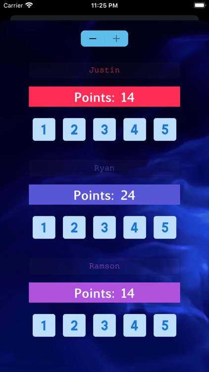 Sports Point Tracker