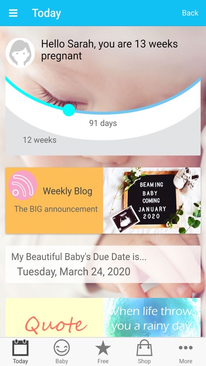 Beaming Baby - Pregnancy App