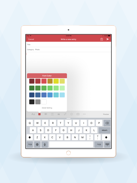 FC2Blog to Creative Activity iPad screenshot 2 - Social Networking app