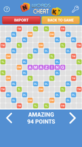 Solve Words Friends WWF Cheat screenshot