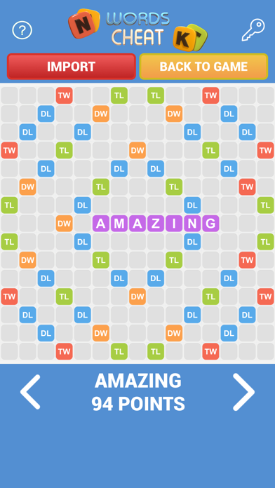 Solve Words Friends WWF Cheat Screenshot