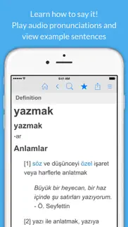 turkish dictionary & thesaurus iphone screenshot 2