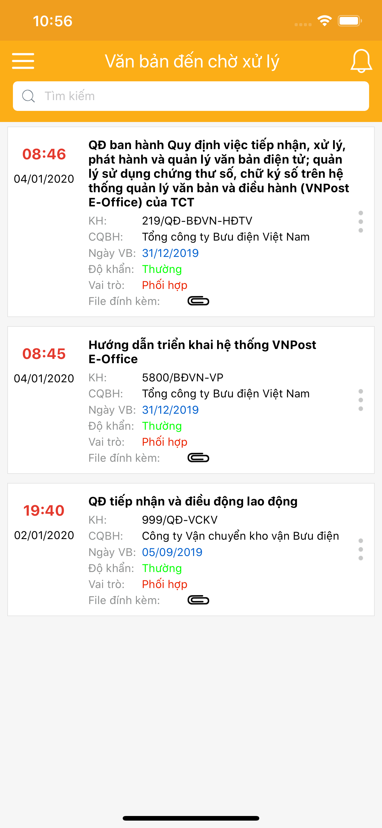 BĐVN eOffice screenshot 3