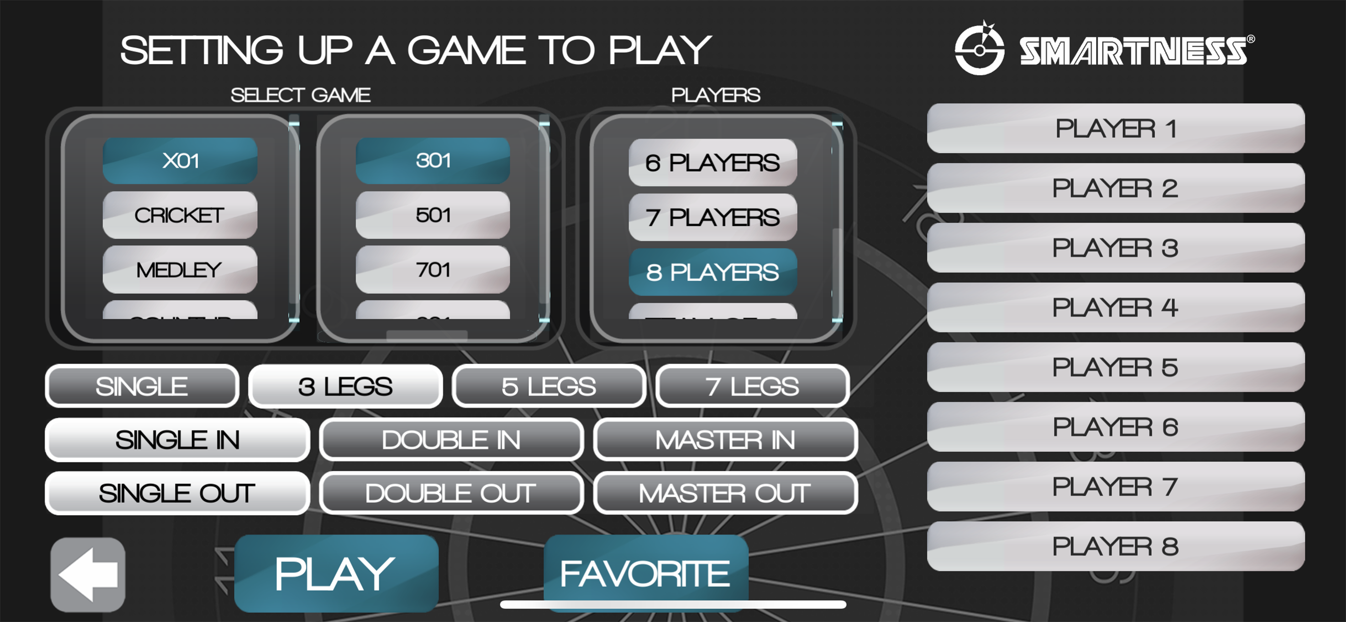 Smartness Electronic Dartboard
