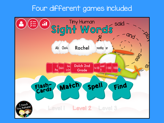 Screenshot #4 pour Tiny Human Sight Words