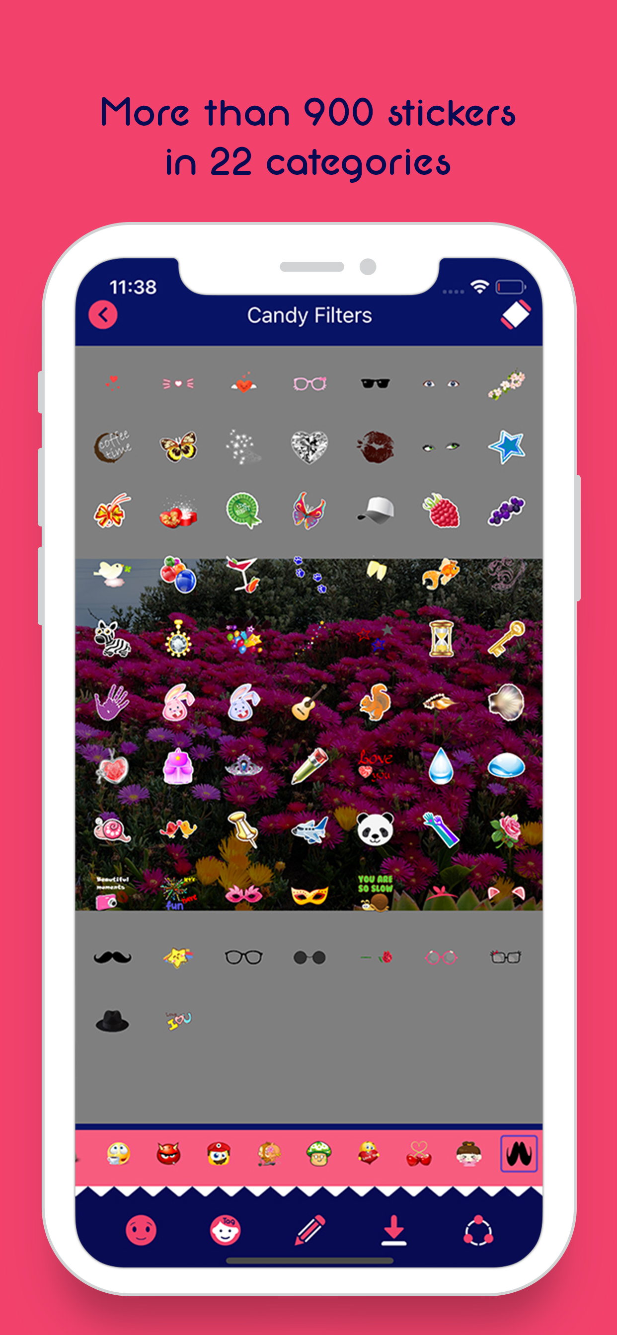 Candy Photo Filters & Stickers