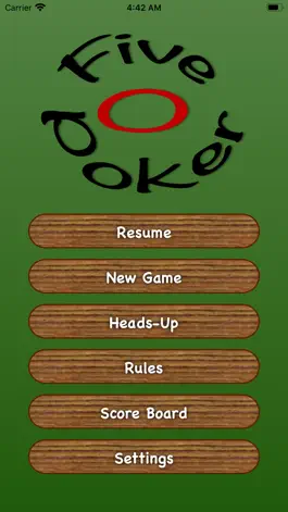 Game screenshot Five O Poker mod apk