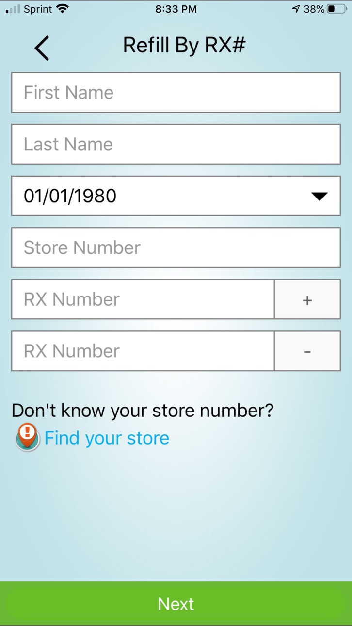 iPhone screenshot