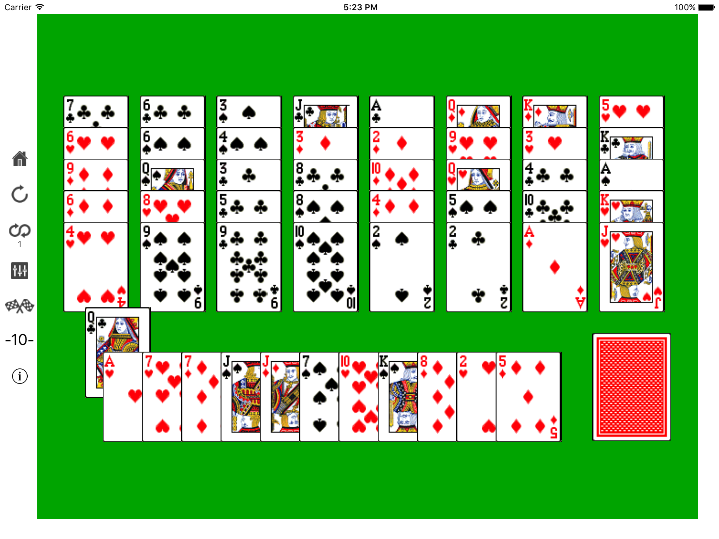 Forty Twelve Solitaire screenshot 6