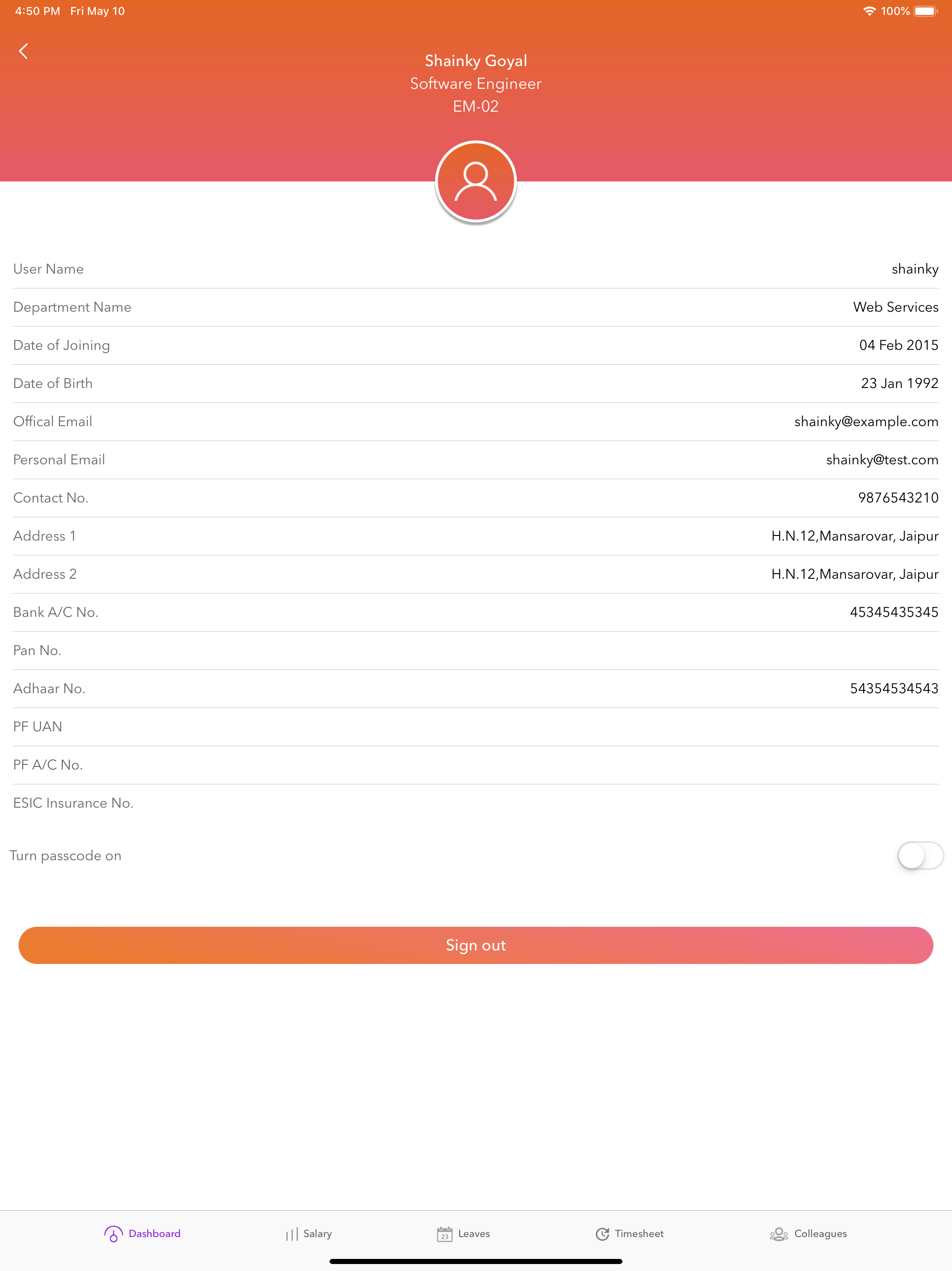 Payroll Management