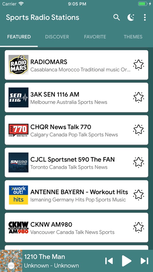 Sports Radio Stations Online - 1.0 - (iOS)