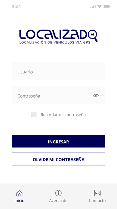 Screenshot #1 pour Localizado Mobile