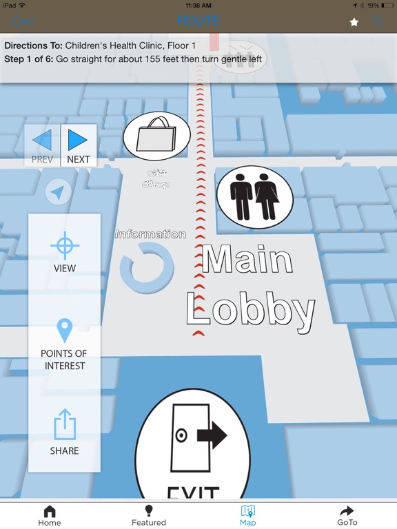 NYC H+H Elmhurst E-Map iPad screenshot 5 - Navigation app