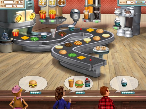 Burger Shop iPad app afbeelding 1