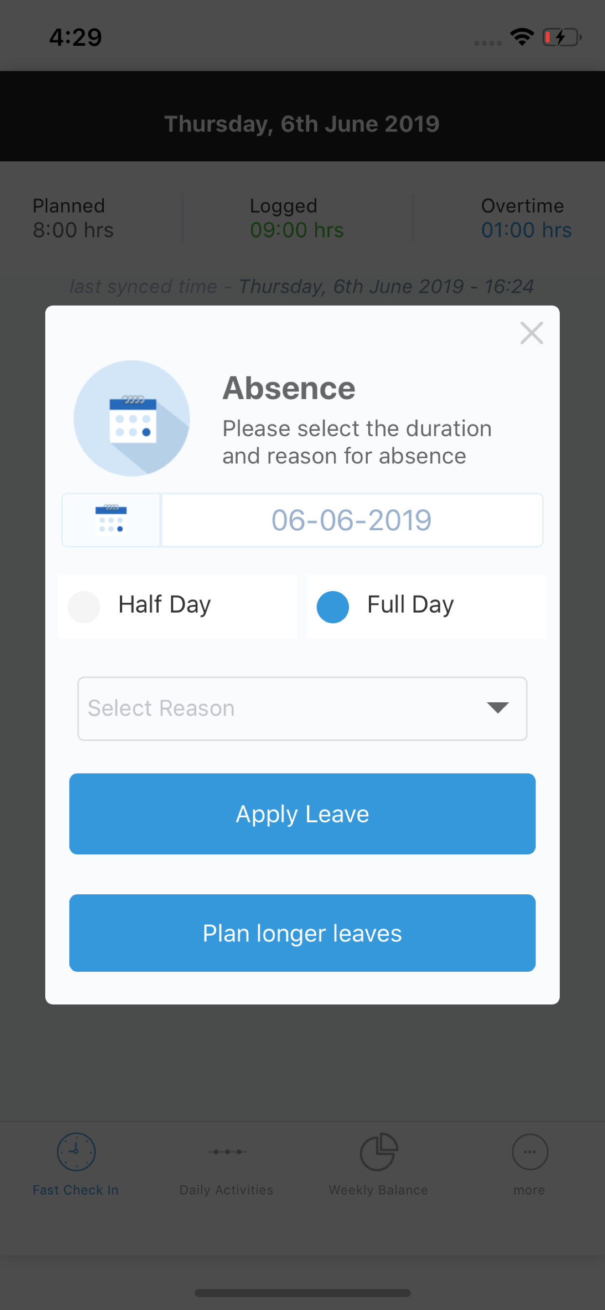 Staff Times - My Time screenshot 5