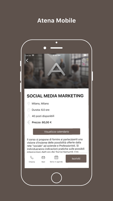 Screenshot #2 pour Atena Mobile