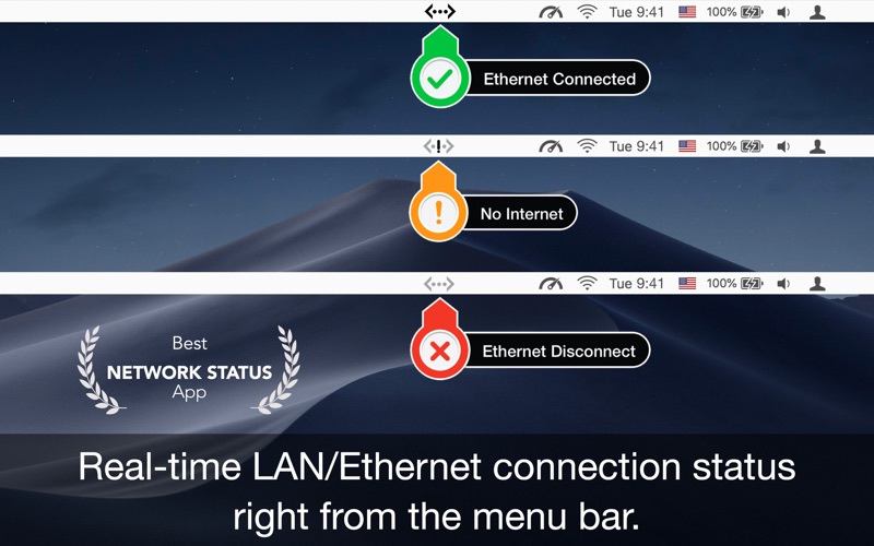 Screenshot #1 for Ethernet Status