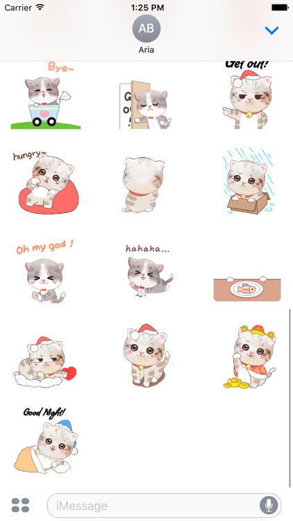 Animated So Cute Kitty Sticker screenshot-3