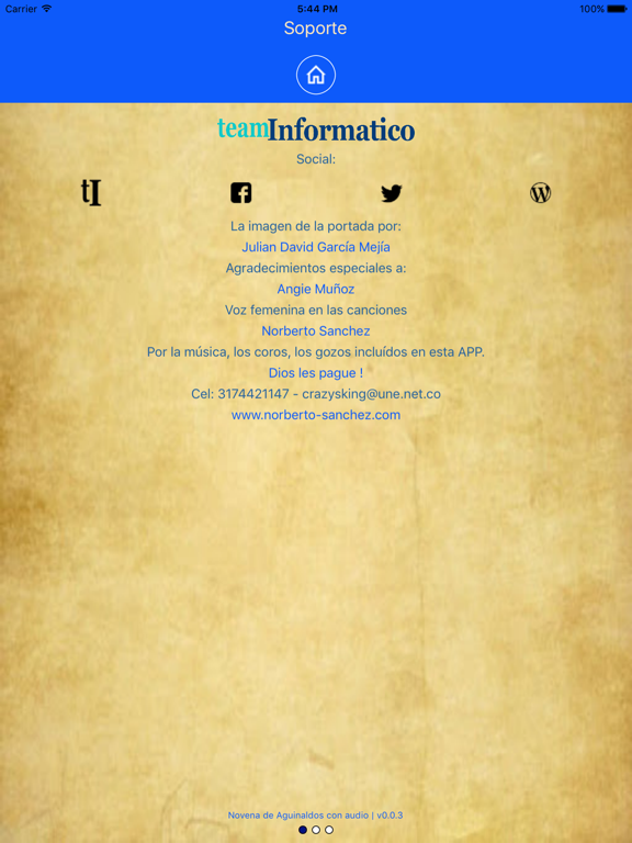 Novena de Aguinaldos con audio iPad screenshot 4 - Book app