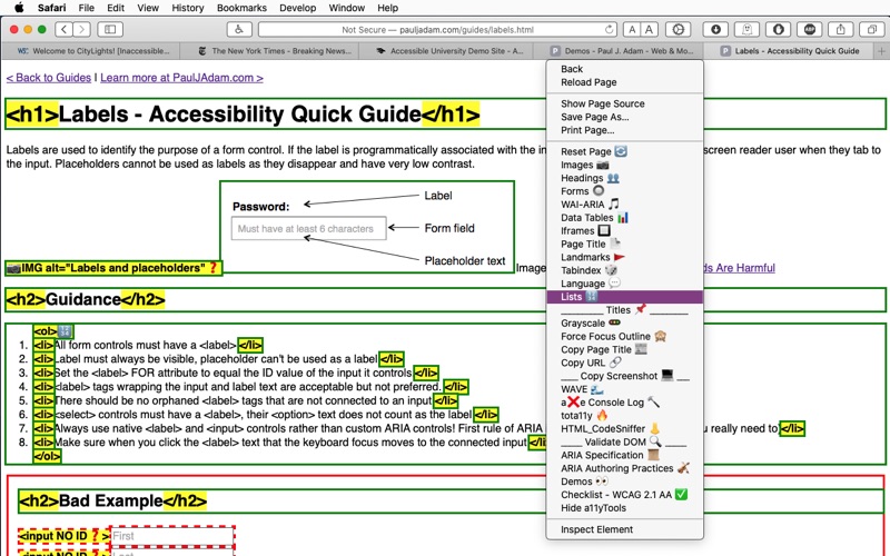 Screenshot #2 pour a11yTools - Web Accessibility