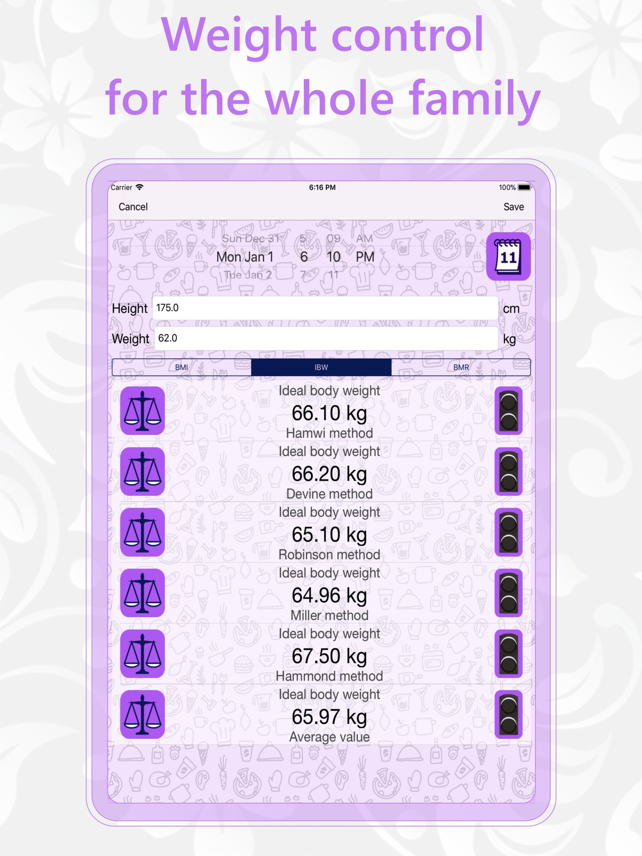 BMI calculator / calculate BMR