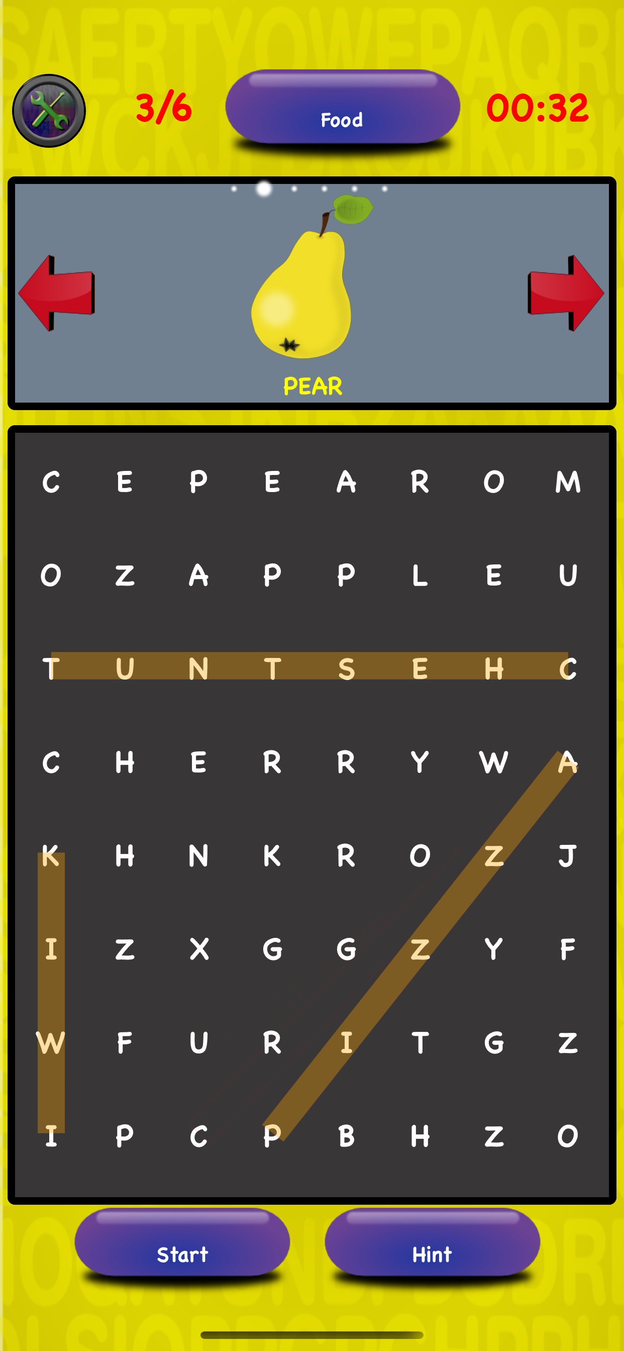 Word Search with pictures kids